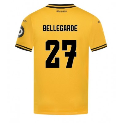 Moški Nogometni dresi Wolves Jean-Ricner Bellegarde #27 Domači 2024-25 Kratek Rokav Moški Nogometni dresi Wolves Jean-Ricner Bellegarde #27 Domači 2024-25 Kratek Rokav